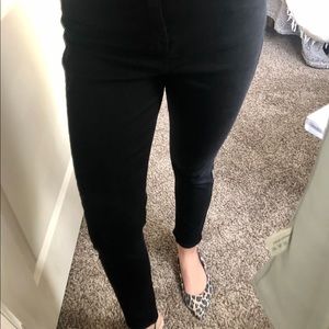 Black Topshop “Jamie” Skinny Jeans
